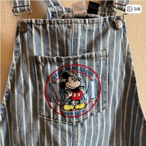Forever 21 x Disney Mickey Mouse Overall Dress